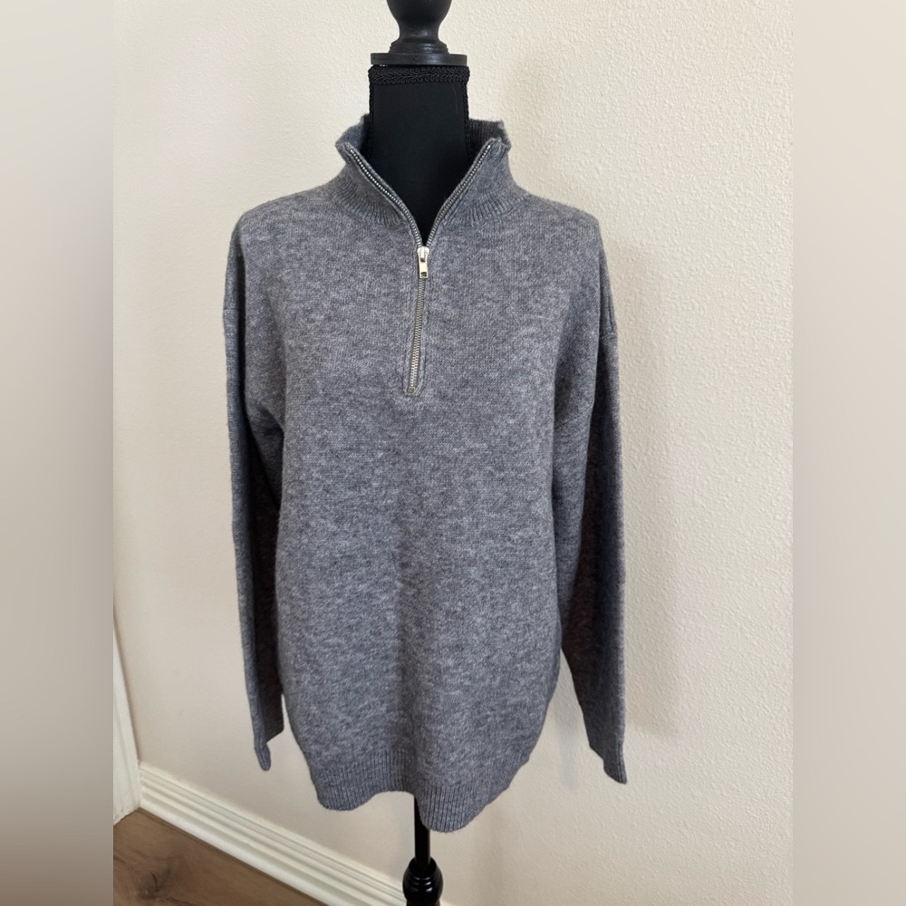 Vintage Savannah 1/4 Smiley Face Sweater